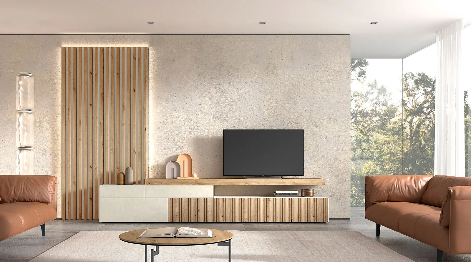 kazzano-mueble tv-comedor-valencia-muebles-diseño-paneles-sagunto