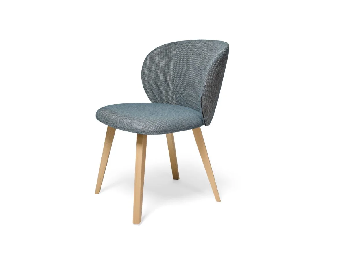 jcalvo-sillas-DALIA-01 Silla tapizada Dalia con patas de madera o metal, tapizado de alta calidad y diseño moderno con medidas 80 cm alto, 47 cm ancho