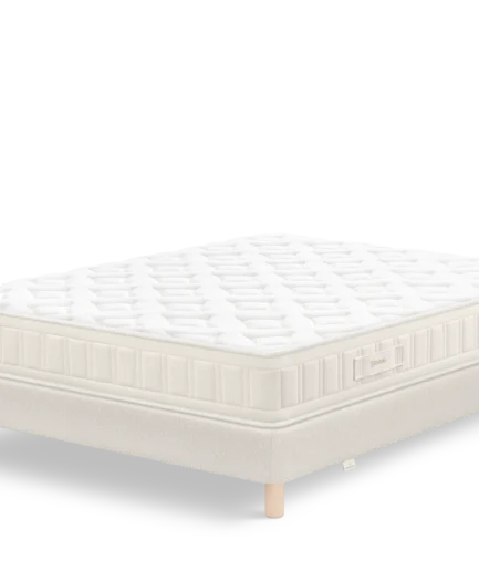 Colchón 150x190 con tejido Stretch New Air White y visco gel, diseño transpirable y confortable