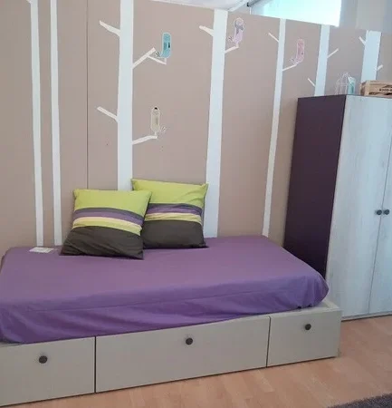 Dormitorio juvenil Lagrama de exposición con cama nido, cajones y armario